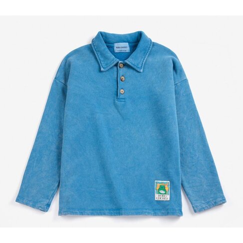 Bobo Choses Beast Tag polo sweatshirt