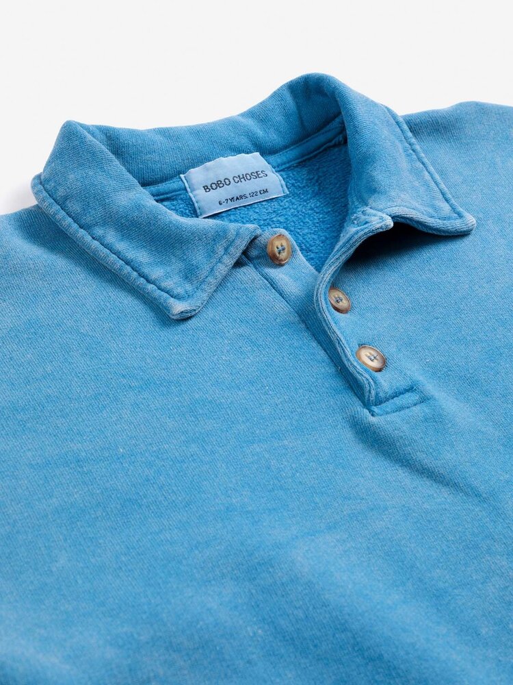 Bobo Choses Beast Tag polo sweatshirt