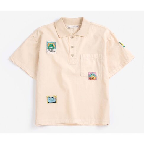 Bobo Choses Bobo Labelled boxy shirt