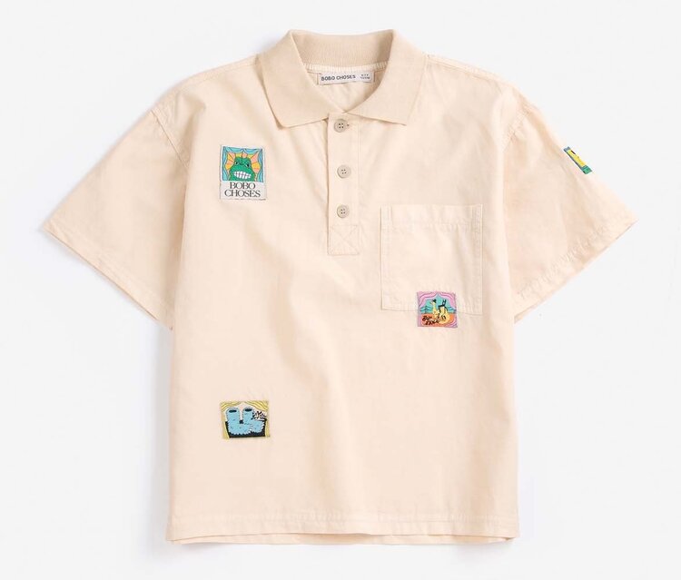 Bobo Choses  Bobo Labelled boxy shirt
