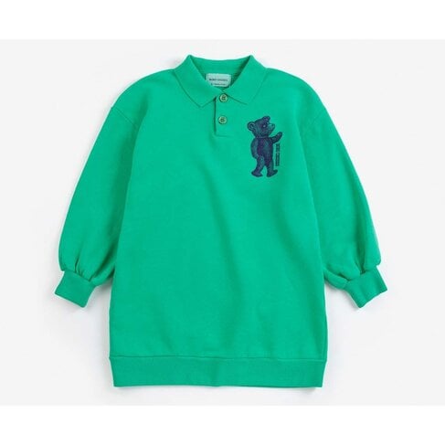 Bobo Choses Softpaw Monster polo sweatshirt dress