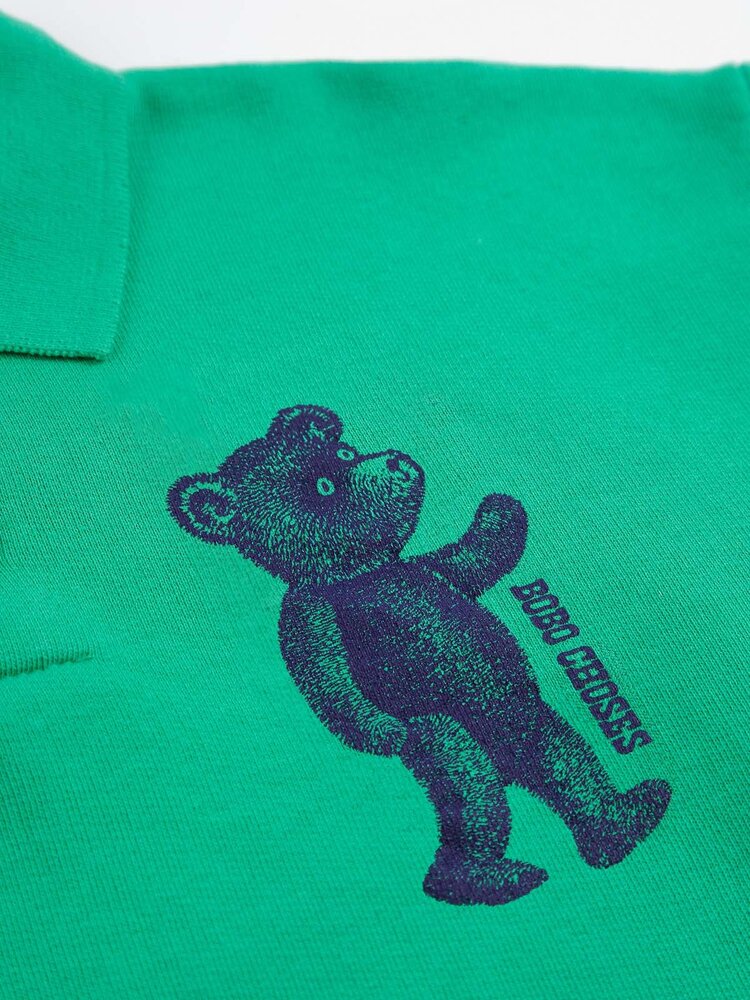 Bobo Choses Softpaw Monster polo sweatshirt dress
