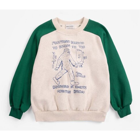 Bobo Choses Mr. Footish raglan sweatshirt