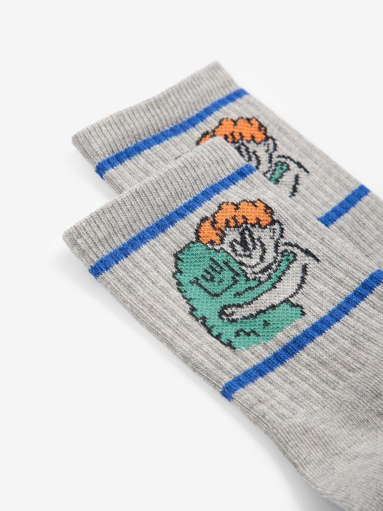 Bobo Choses Hug Hairy Monster short socks