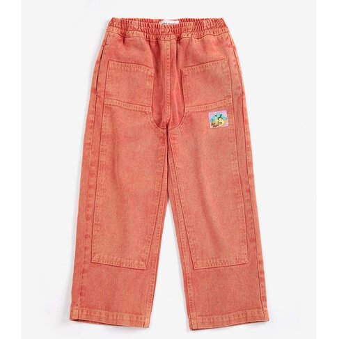 Bobo Choses Bobo Choses Embossed denim pants - Copy