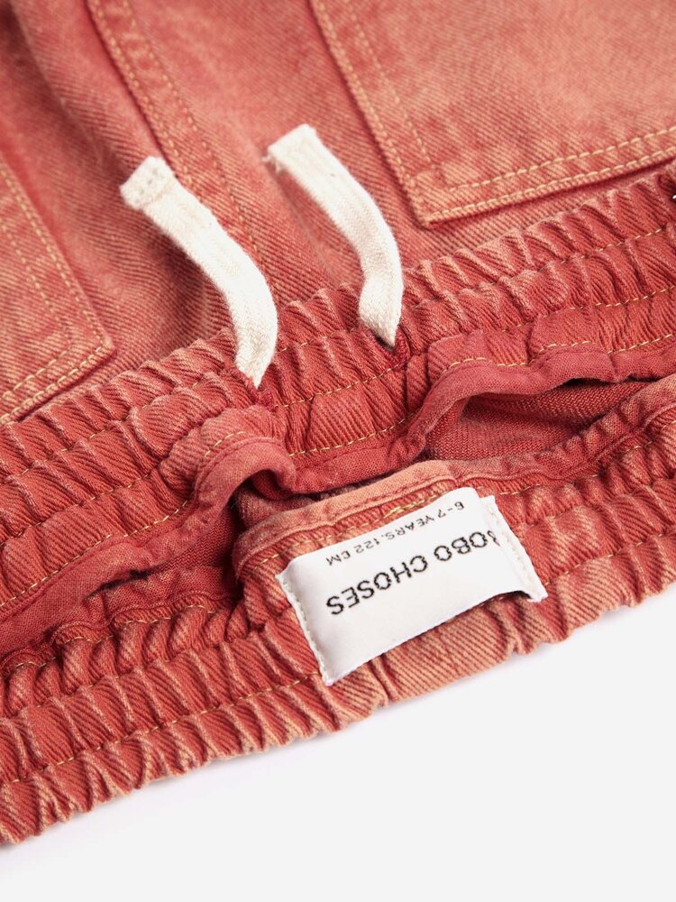 Bobo Choses Bobo Choses Embossed denim pants - Copy