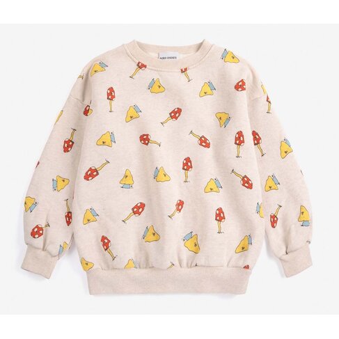 Bobo Choses Mush Monster Duo all over sweatshirt