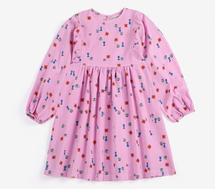 Bobo Choses Blossom all over woven dress