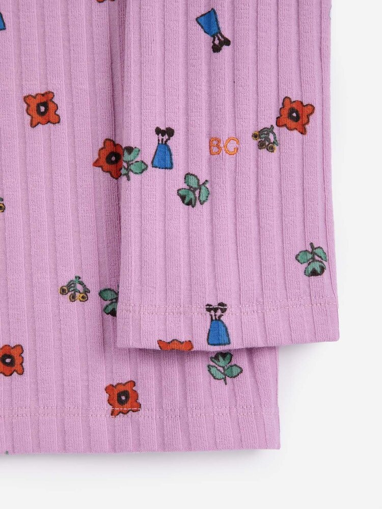 Bobo Choses Blossom all over turtleneck T-shirt