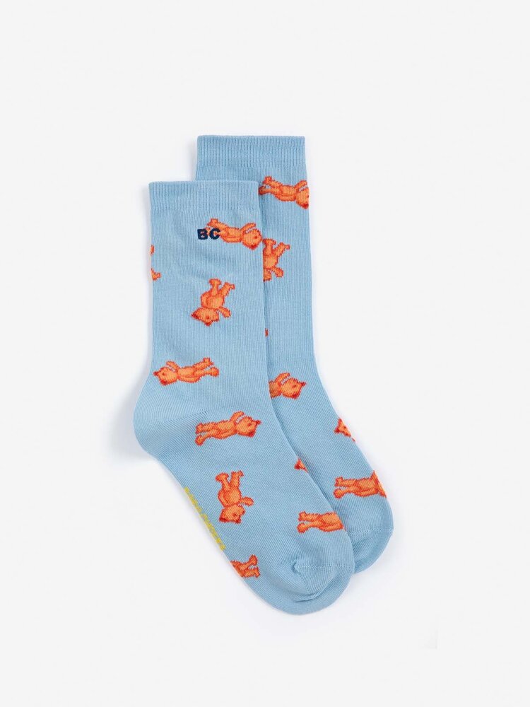 Bobo Choses Softpaw Monster all over long socks