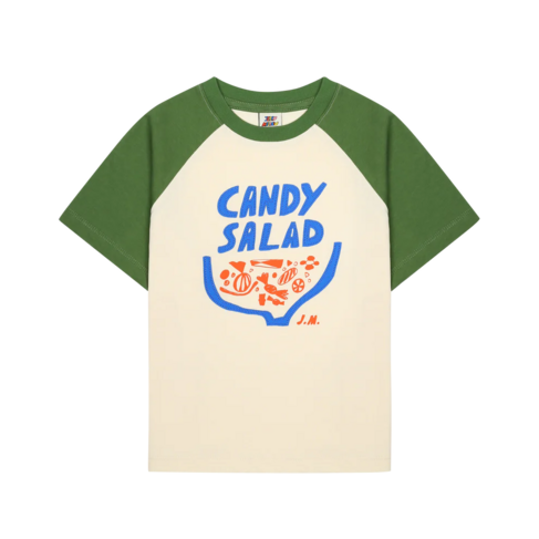 Jelly Mallow Candy Salad Applique T-shirt