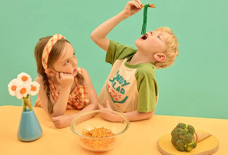 Jelly Mallow Candy Salad Applique T-shirt