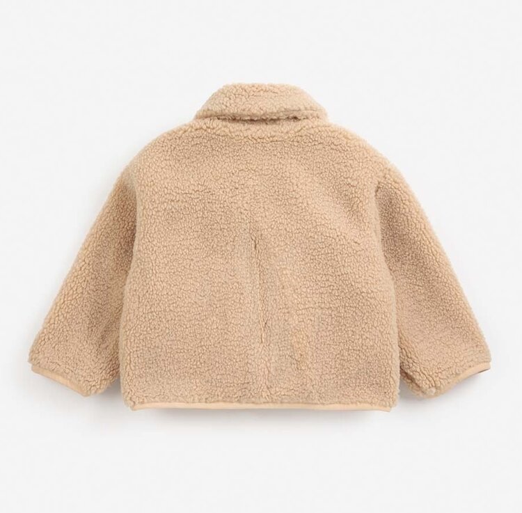 Bobo Choses Baby Softpaw Monster sheepskin reversible jacket