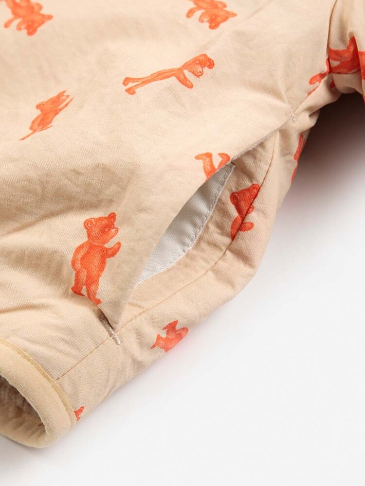 Bobo Choses Baby Softpaw Monster sheepskin reversible jacket