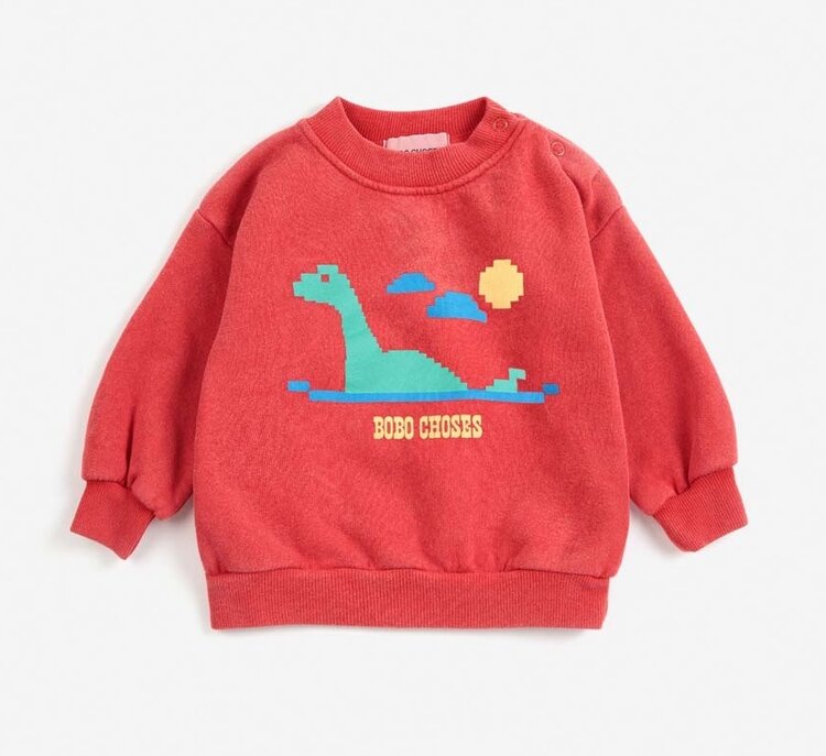 Bobo Choses Baby Lake Monster sweatshirt