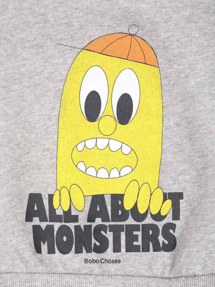 Bobo Choses Baby Bigtooth Lemon sweatshirt