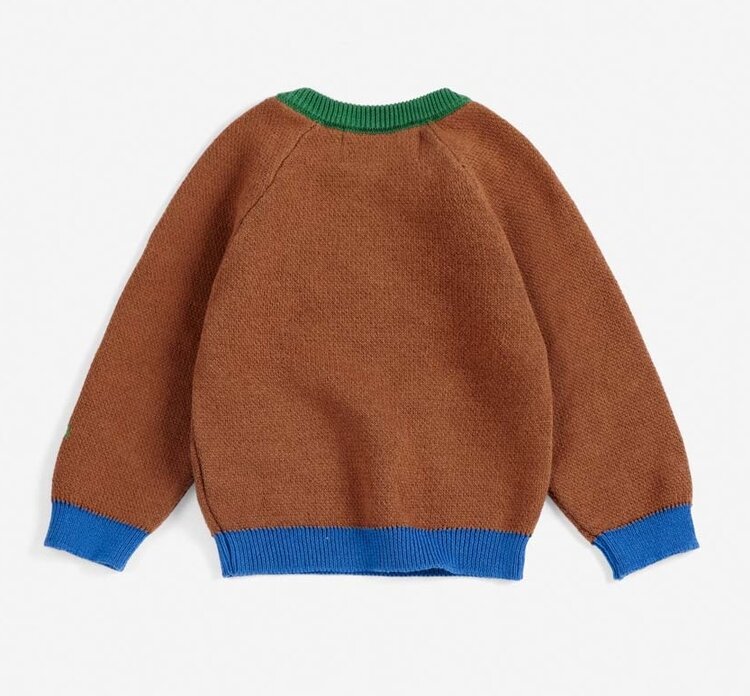 Bobo Choses Baby Mush Monster jacquard jumper