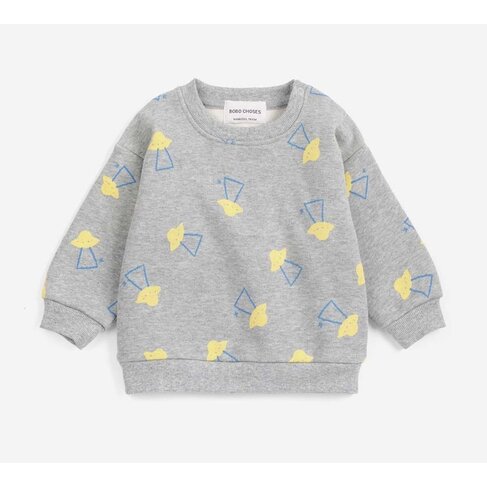 Bobo Choses Baby Pixel Abduction all over sweatshirt