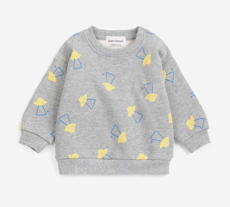 Bobo Choses Baby Pixel Abduction all over sweatshirt