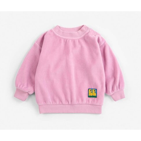 Bobo Choses Baby Booo Bo Choses Tag velvet sweatshirt