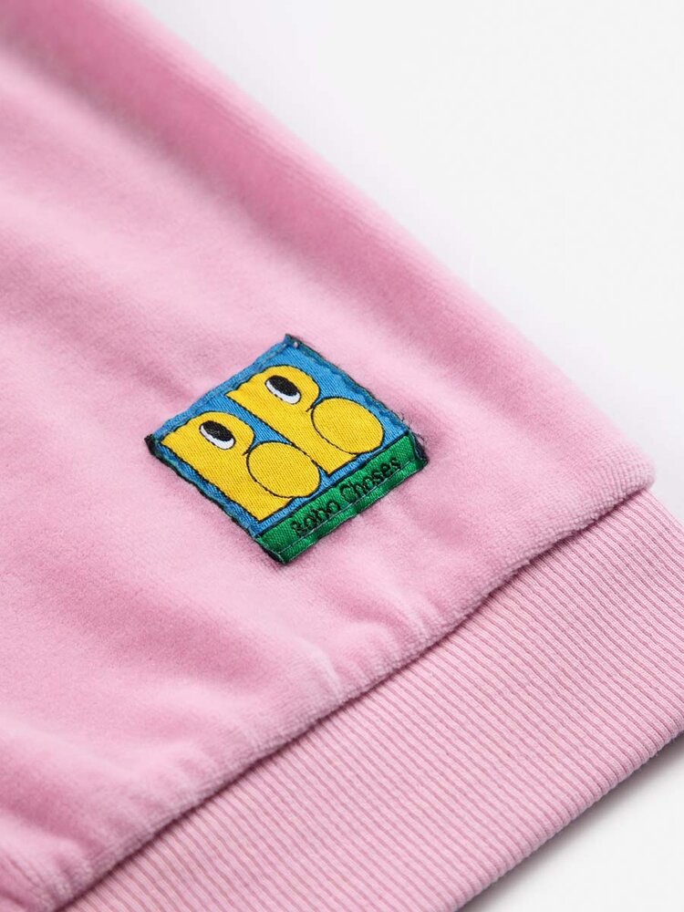 Bobo Choses Baby Booo Bo Choses Tag velvet sweatshirt