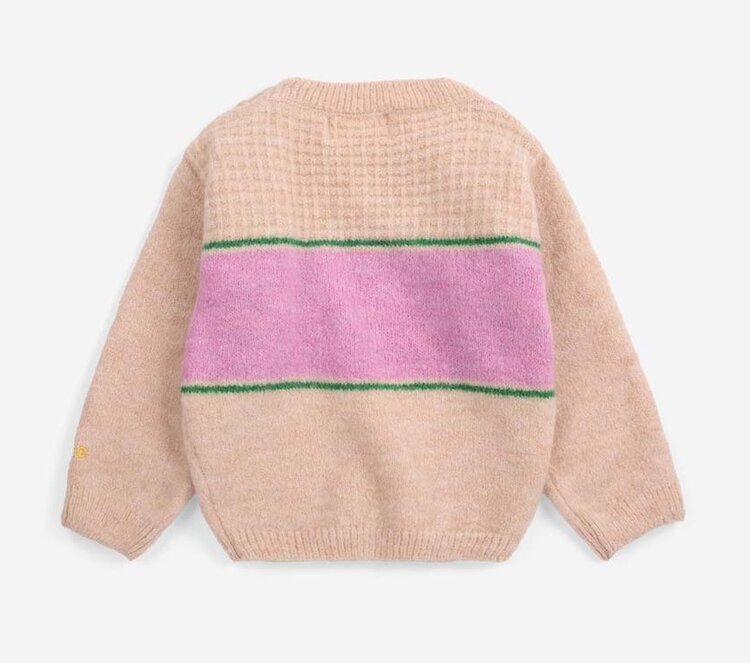 Bobo Choses Baby BC stripes jumper