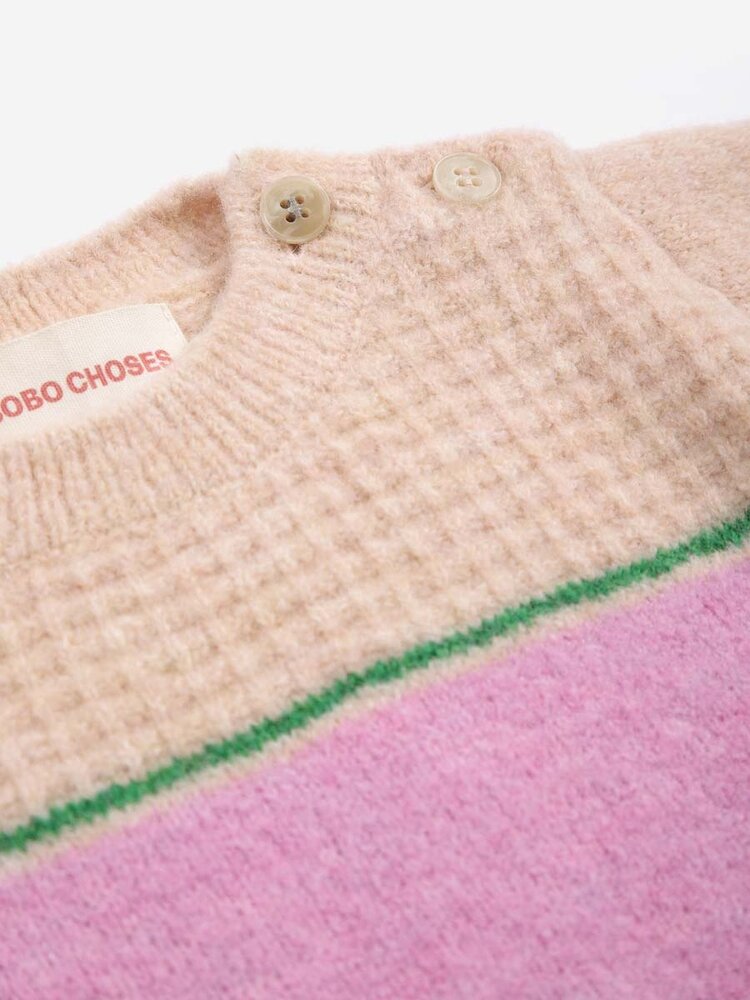 Bobo Choses Baby BC stripes jumper