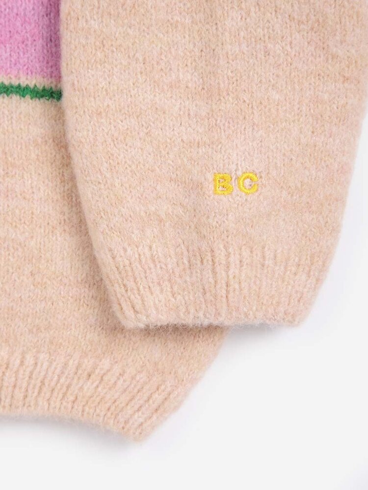 Bobo Choses Baby BC stripes jumper