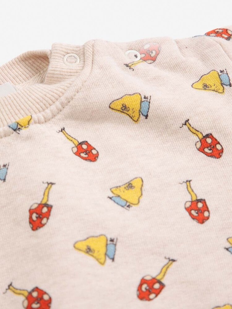 Bobo Choses Baby Mush Monster Duo all over sweatshirt