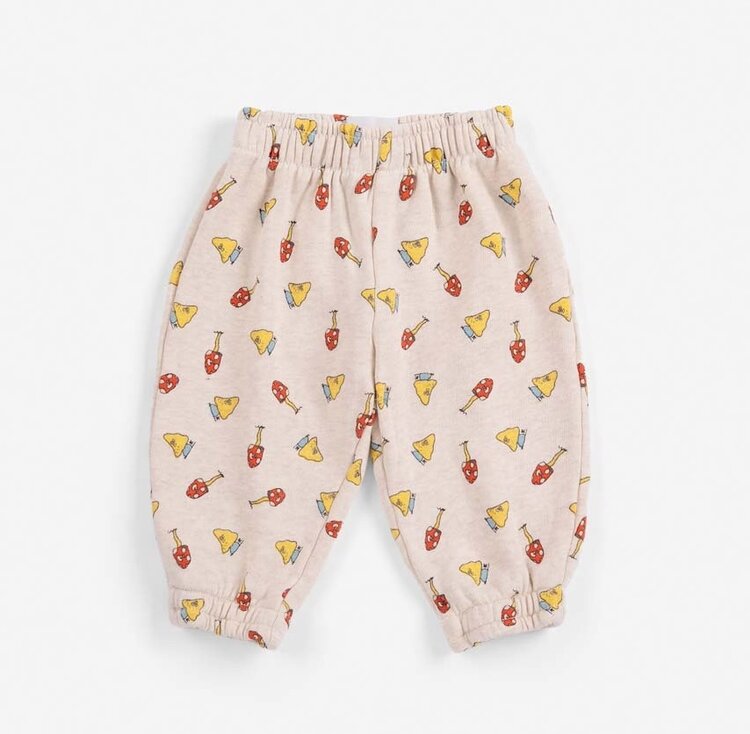 Bobo Choses Baby Mush Monster Duo all over jogging pants