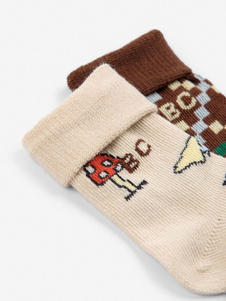 Bobo Choses Mush Monster Duo baby socks pack