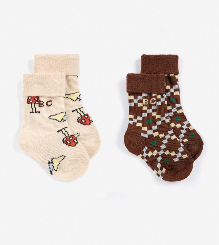 Bobo Choses Mush Monster Duo baby socks pack