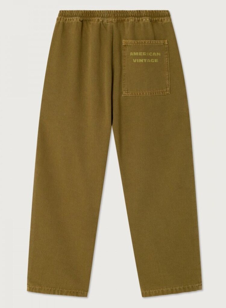 American Vintage Trousers Lycaz - Mousse Vintage