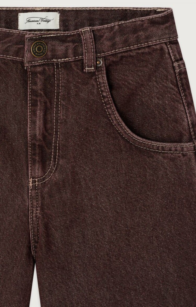 American Vintage 5 Poches Oshow - Raisin