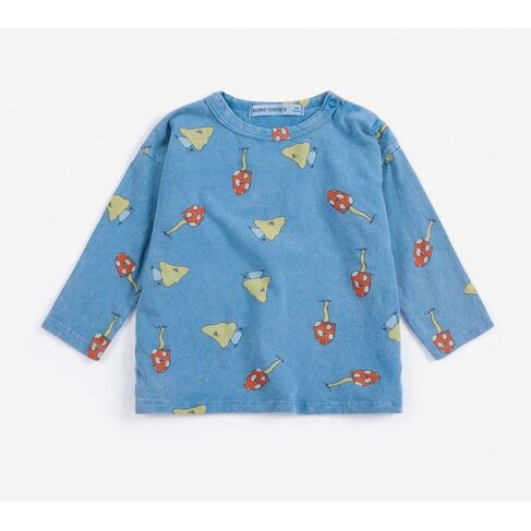 Bobo Choses Baby Mush Monster Duo all over T-shirt