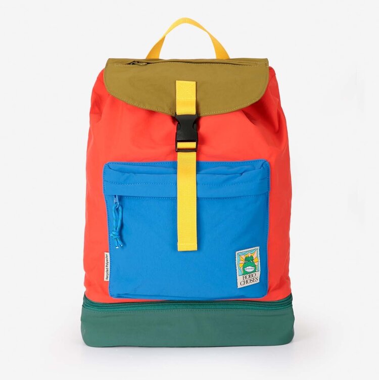 Bobo Choses Beast Tag color block backpack