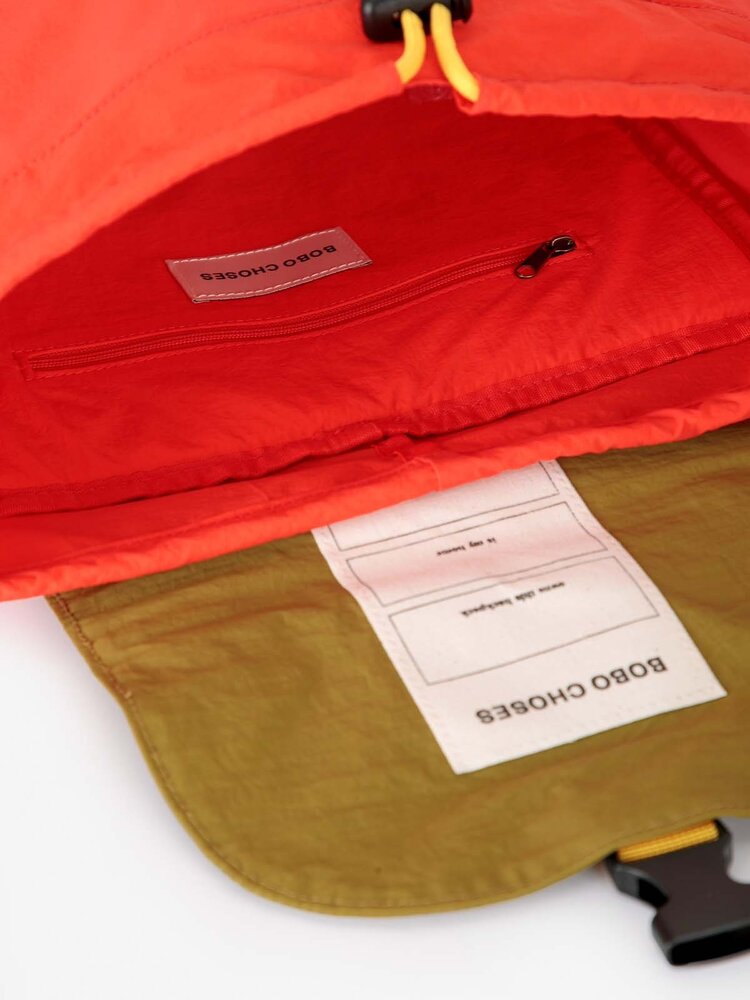 Bobo Choses Beast Tag color block backpack