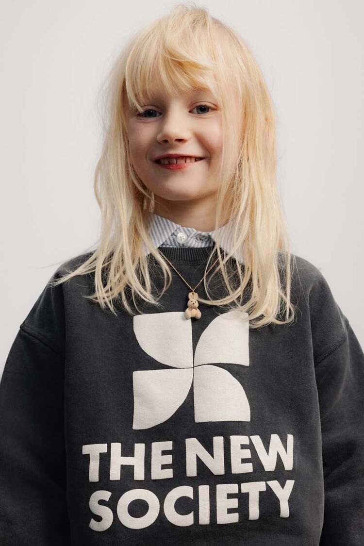The New Society TNS Logo Sweatshirt Forged Iron