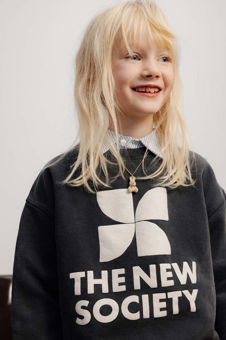 The New Society TNS Logo Sweatshirt Forged Iron