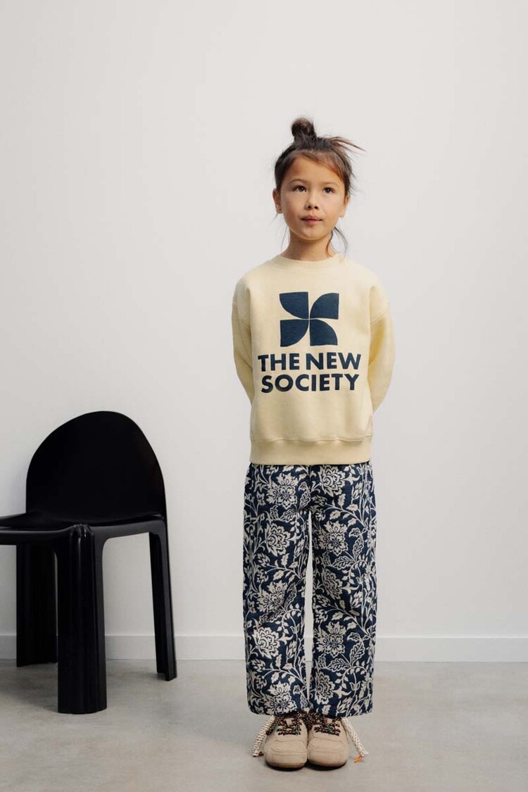 The New Society TNS Logo Sweatshirt Sunlight