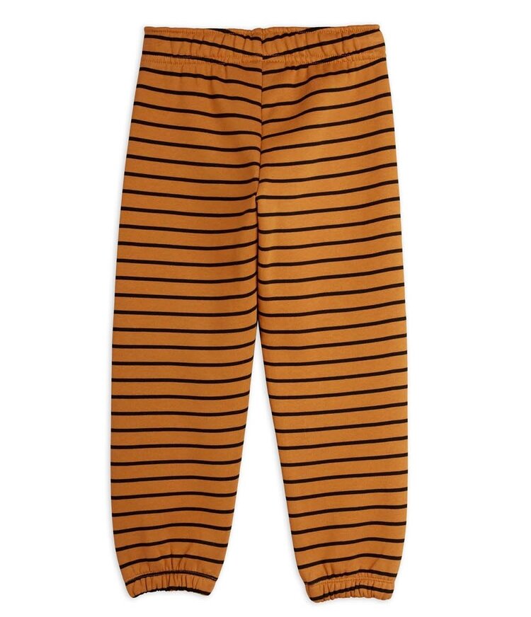 Mini Rodini Striped aop sweatpants - brown