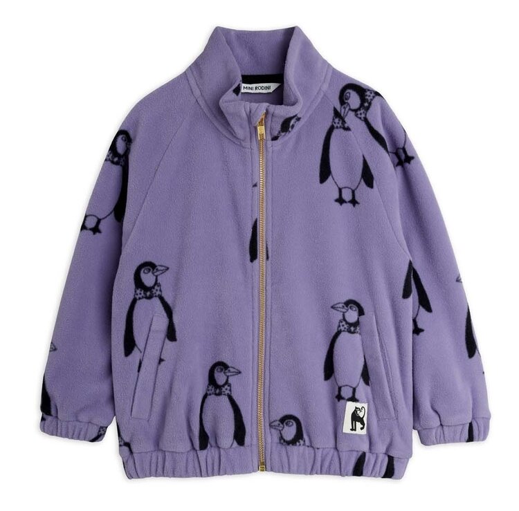 Mini Rodini Penguin aop Fleece Jacket