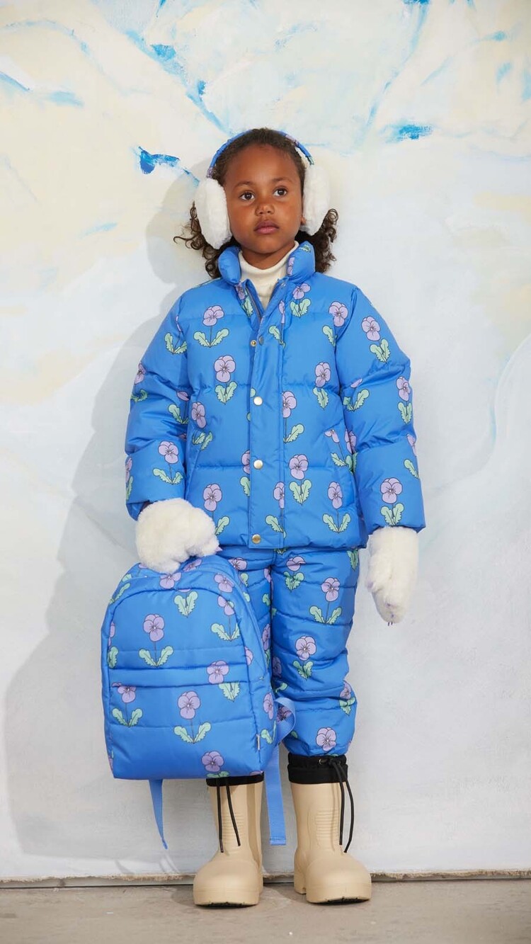 Mini Rodini Ritzratz patch puffer - Black - Copy
