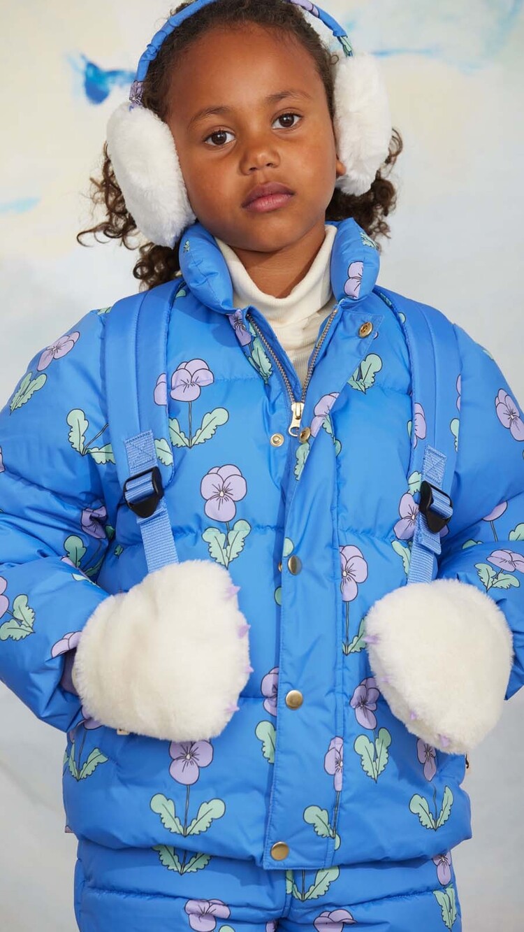Mini Rodini Ritzratz patch puffer - Black - Copy
