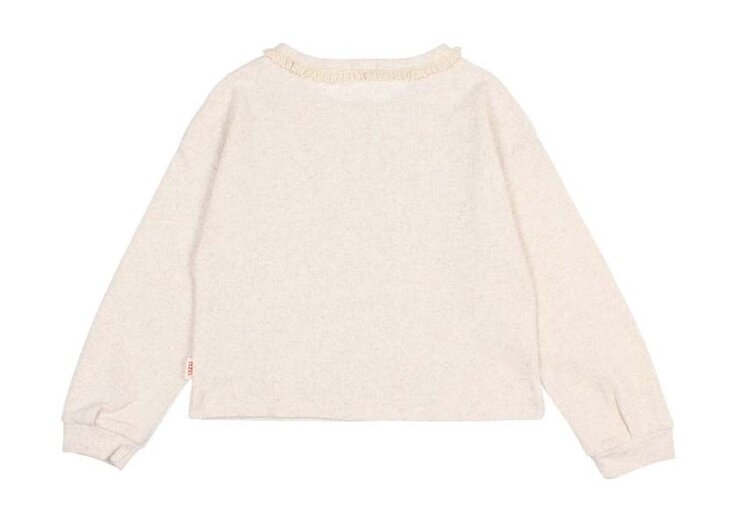 Buho Soft Rib Girly T-shirt - Natural