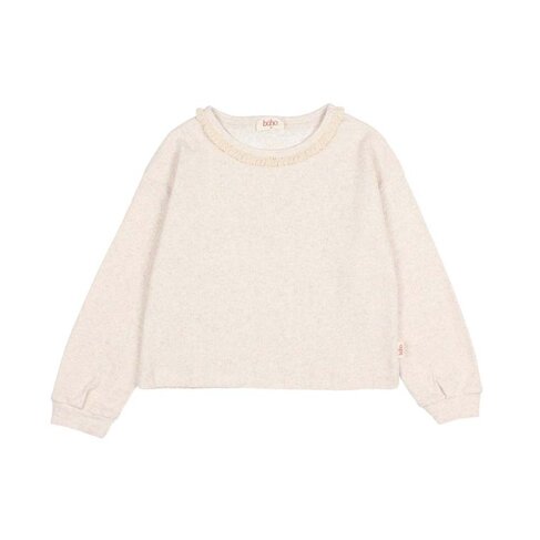 Buho Soft Rib Girly T-shirt - Natural