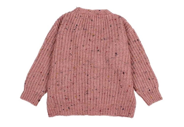 Buho Botonato Cardigan - Peony