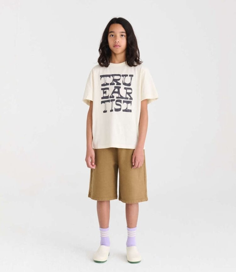 True Artist T-shirt no01 Ivory White