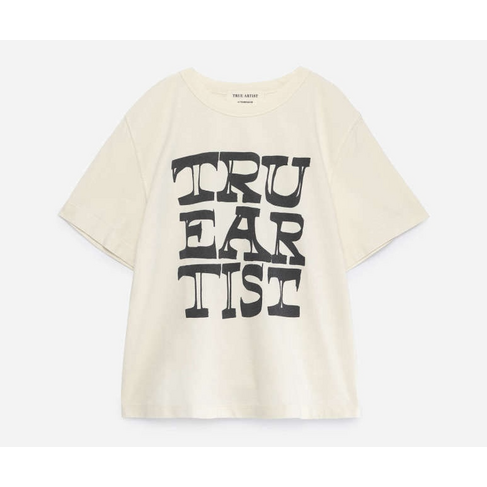 True Artist T-shirt no01 Ivory White