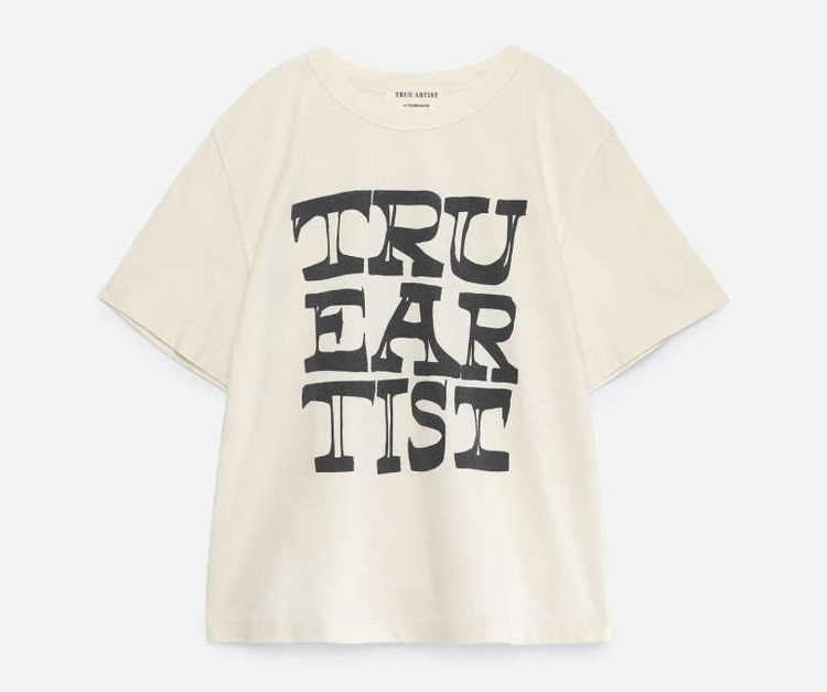 True Artist T-shirt no. 01 Ivory White